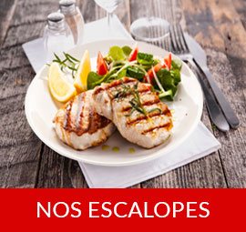 escalopes en livraison